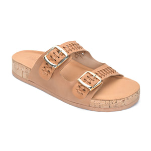 Melrose -Cognac Sandals - Jelavu.com