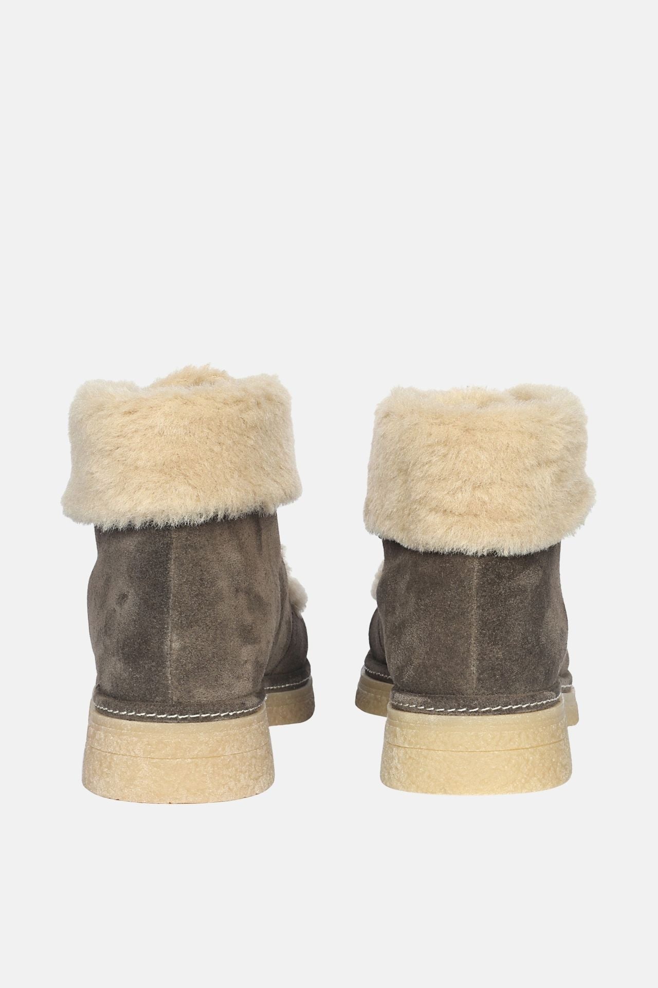 Jelavu -  Bari -  Suede & Shearling Ankle Boots - Jelavu.com