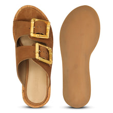 Load image into Gallery viewer, Corkie - Cognac Sandals - Jelavu.com