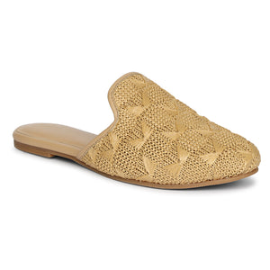Andrea - Beige Mules - Jelavu.com