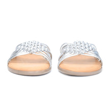 Load image into Gallery viewer, Elena - Silver Sandals